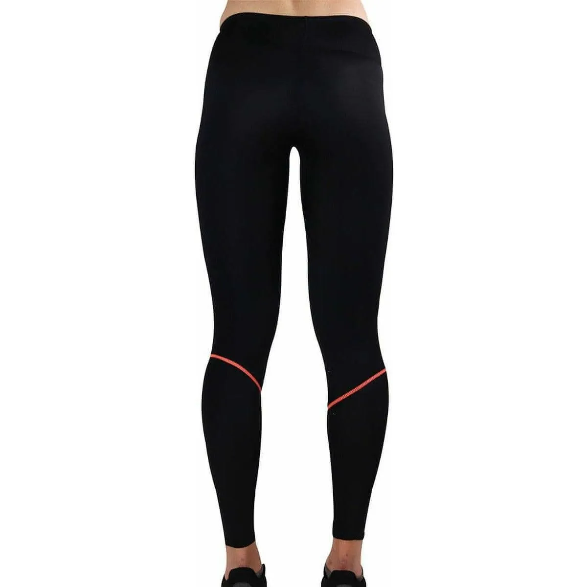 More Mile Compression Womens Long Running Tights - Black