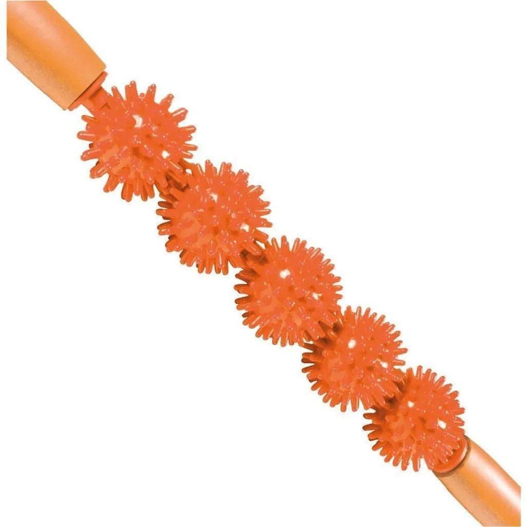 More Mile Supreme Spikey Ball Massage Stick - Orange