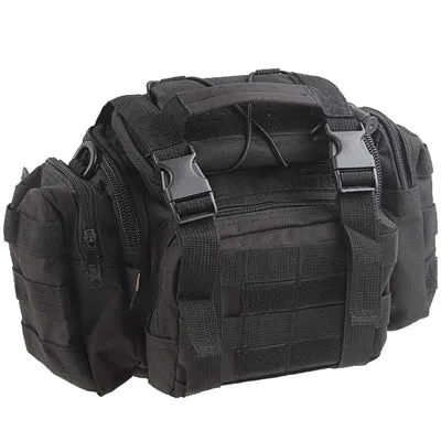 Multi-functional Nylon Fabrics Outdoor Military Camera Bag / Waist Bag(Black)