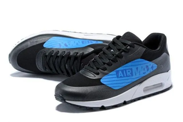 N A M 90 Big Logo Black Laser Blue Men's Running Shoe