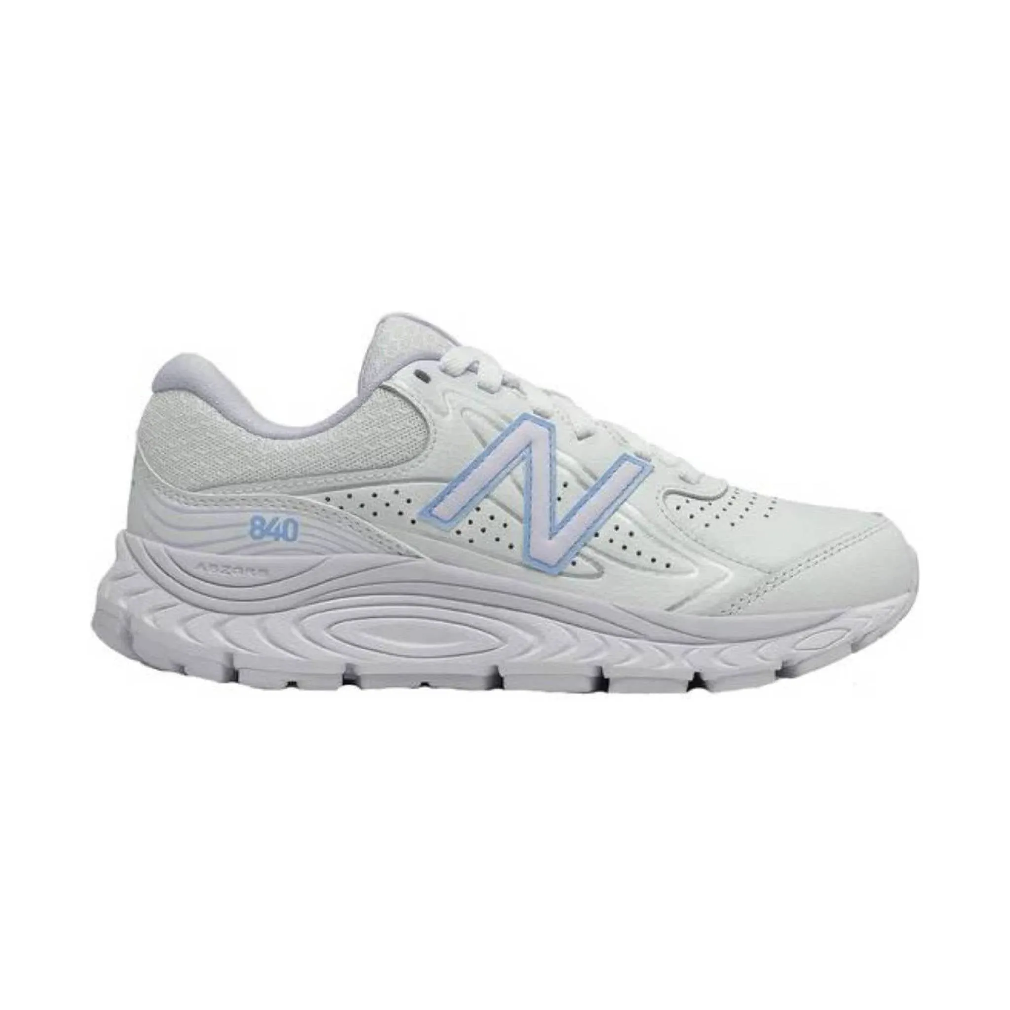 New Balance Women's 840V3 - White/Silent Grey Leather