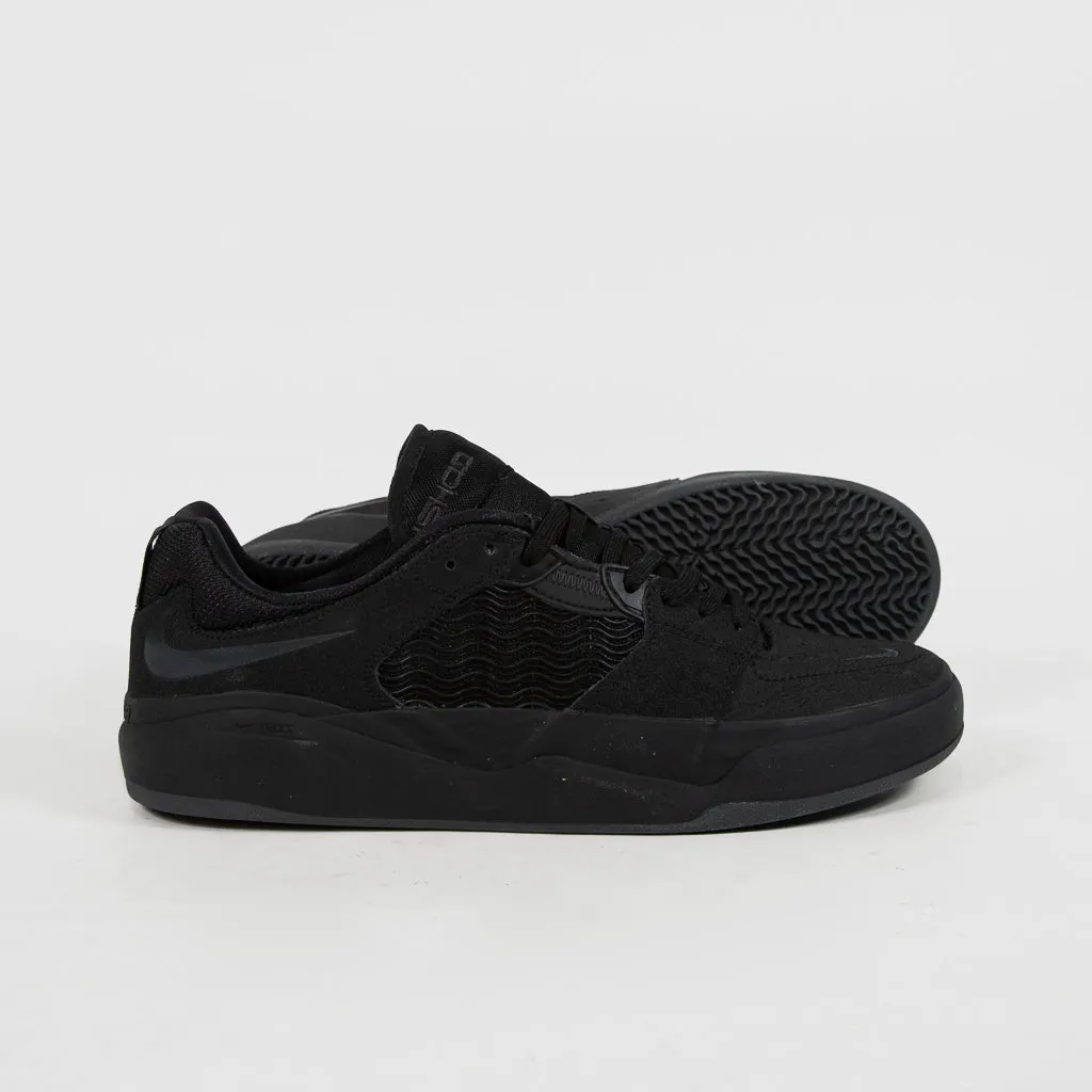 Nike SB - Ishod Wair Premium Leather Shoes - Black / Black / Black