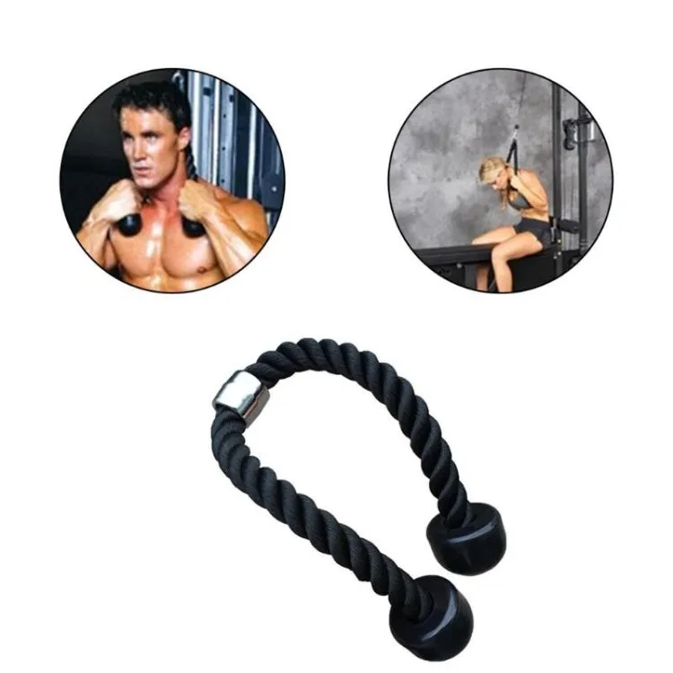 Nylon Biceps Fitness Pull Rope, Length: 68cm