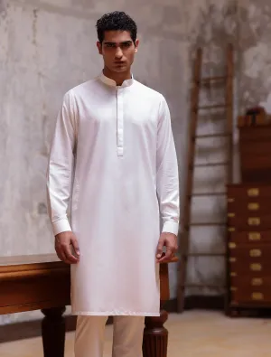 OFF-WHITE JACQUARD KURTA PAJAMA