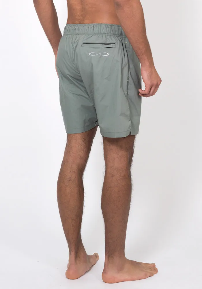 Organic Cotton Poplin Running Shorts