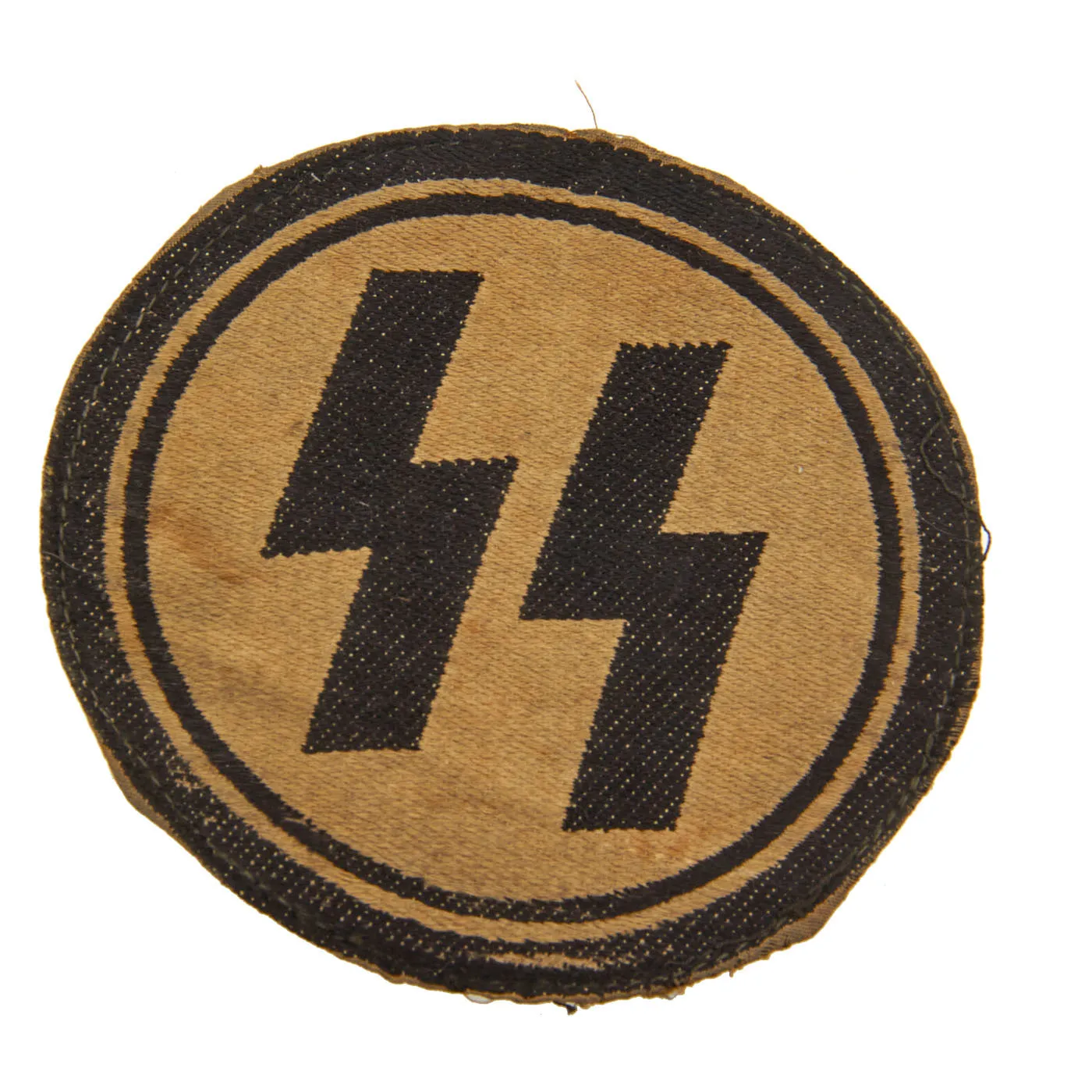 Original Rare German WWII SS M35 Sports Shirt Patch - Schutzstaffel