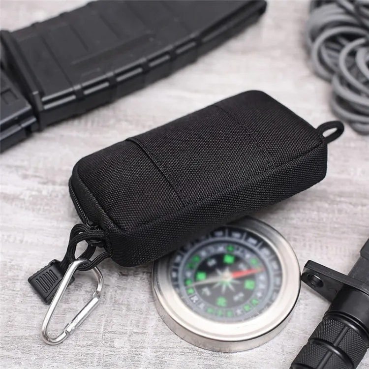 Outdoor Running Multi-functional Coin Purse Travel Waterproof Leisure Card Bag(Black)