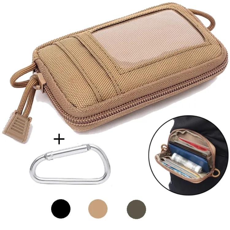 Outdoor Running Multi-functional Coin Purse Travel Waterproof Leisure Card Bag(Black)