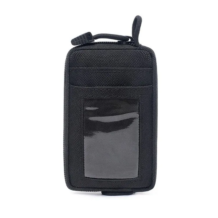 Outdoor Running Multi-functional Coin Purse Travel Waterproof Leisure Card Bag(Black)