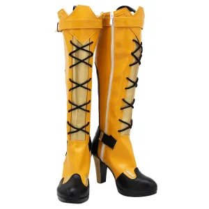 Overwatch OW Ashe Boots Halloween Costumes Accessory Cosplay Shoes