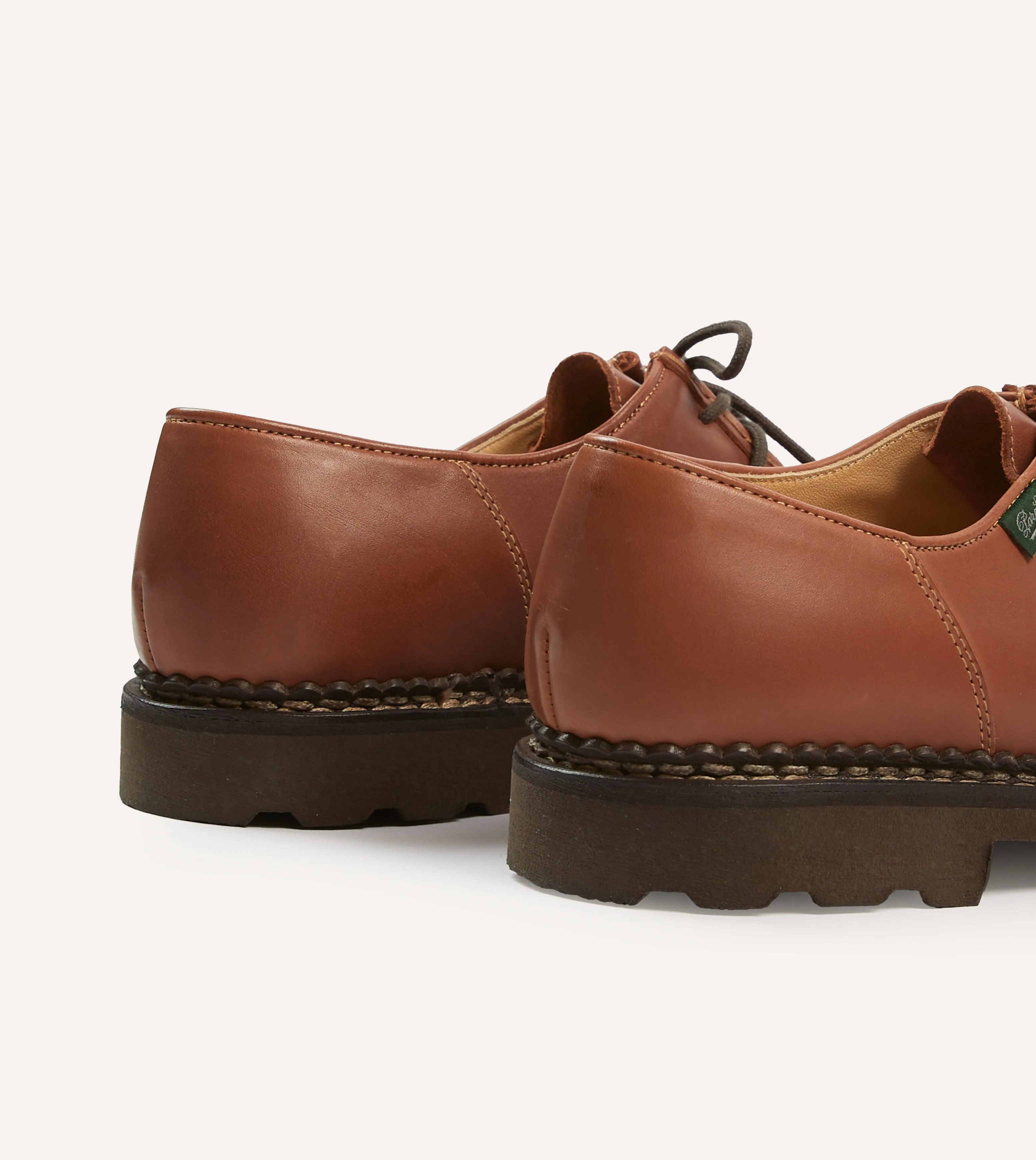 Paraboot for Drake's Michael Fawn Calf Leather Derby Shoe