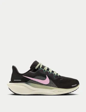 Pegasus 41 Shoes - Black/Jade Horizon/Bicoastal/Pink Foam