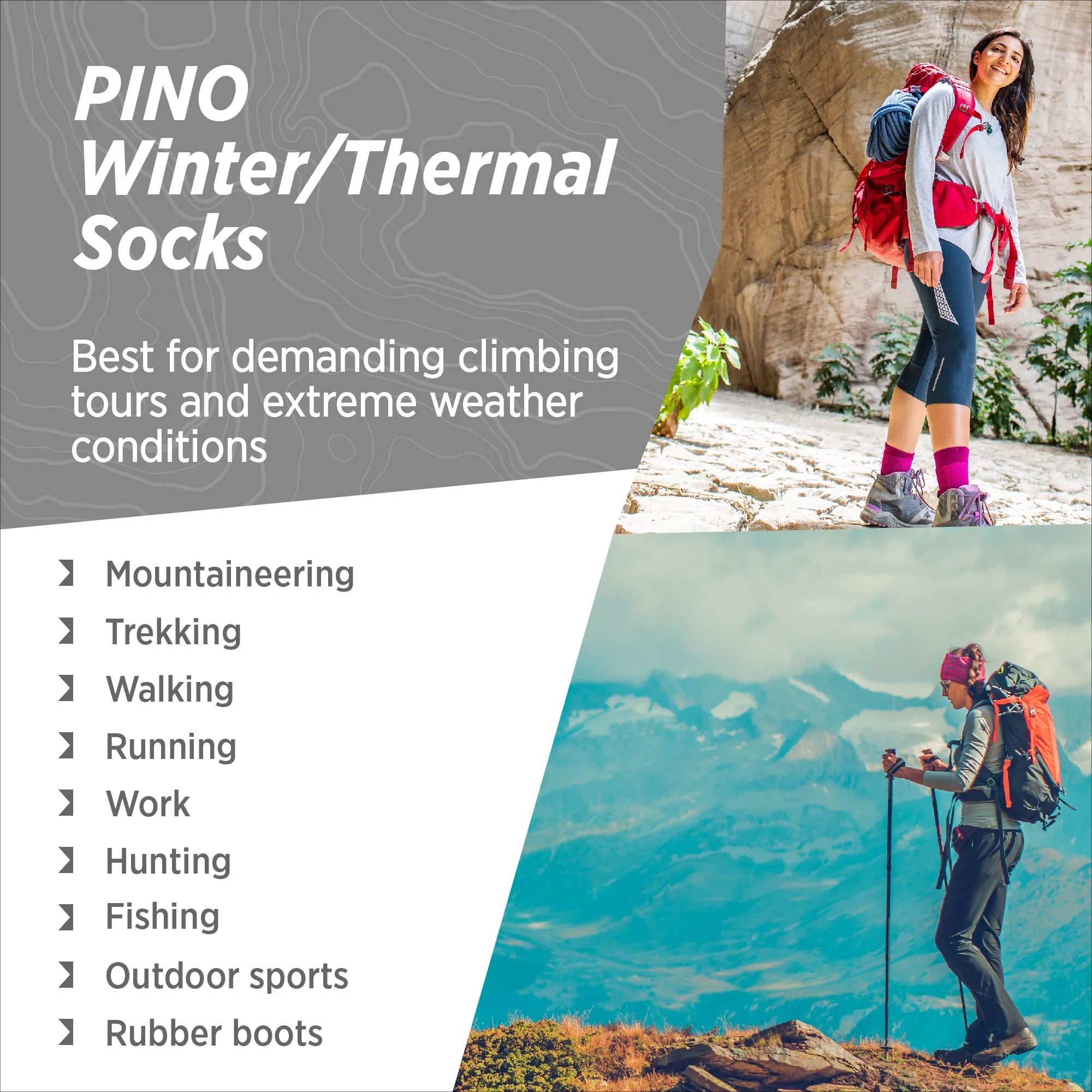 Pino Socks | Winter & Thermal