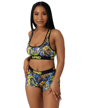 PSD " Wild Paisley" Women's Sports Bra