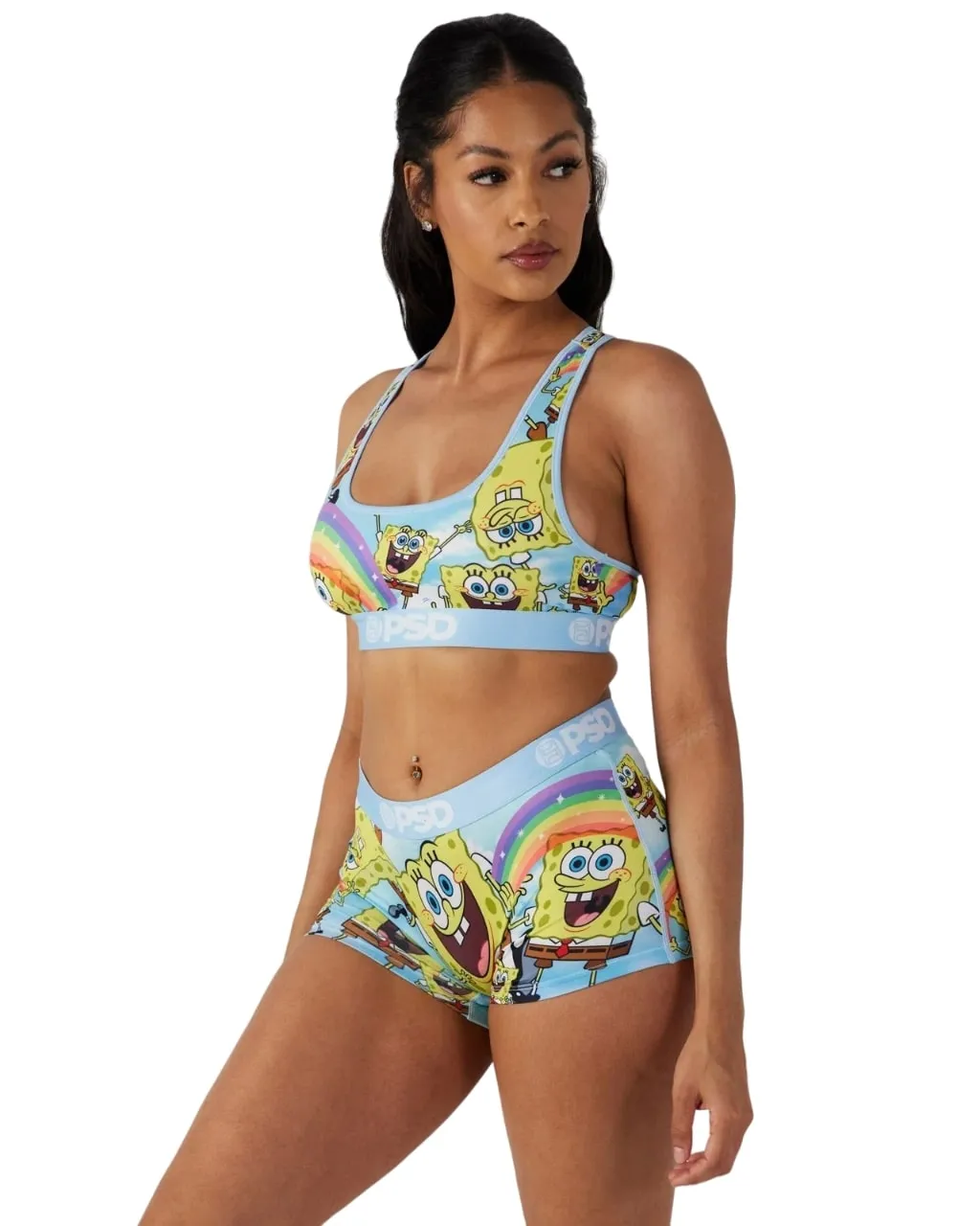 PSD Women's Spongebob Squarepants - Imagination Sports Bra