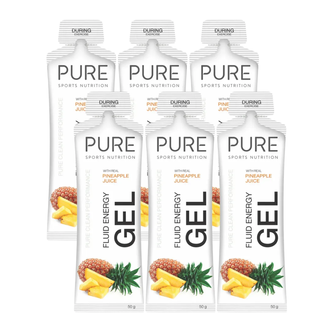 Pure Sports Nutrition - Fluid Energy Gels - Pineapple