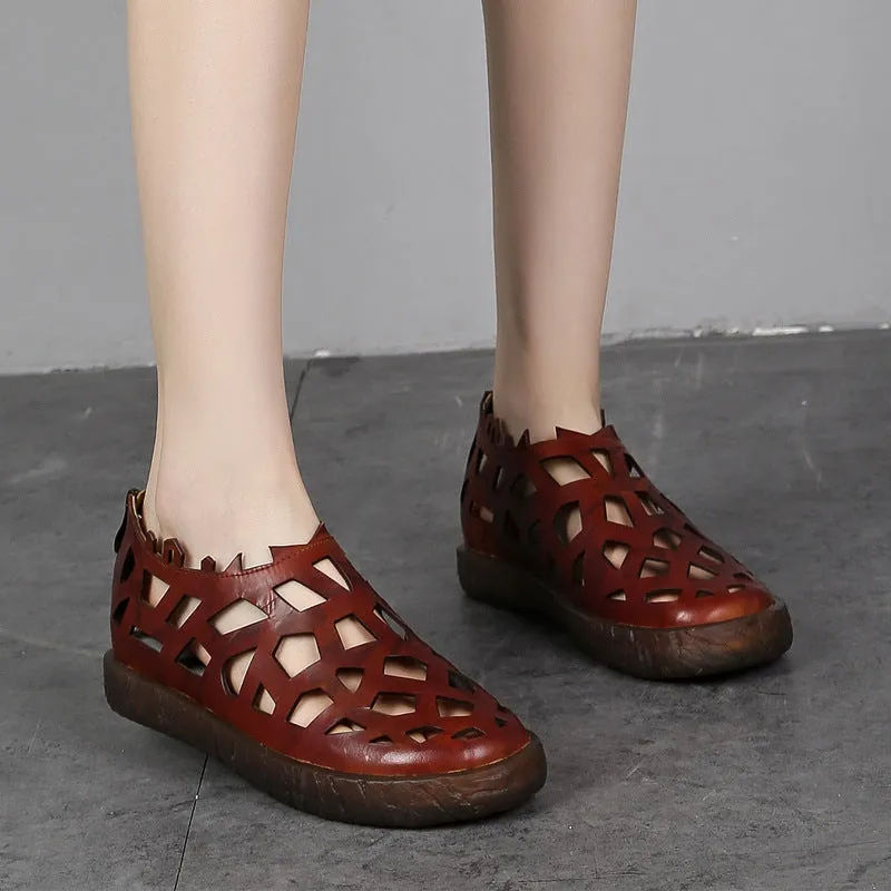 Retro Handmade Summer Comfortable Flat Shoes