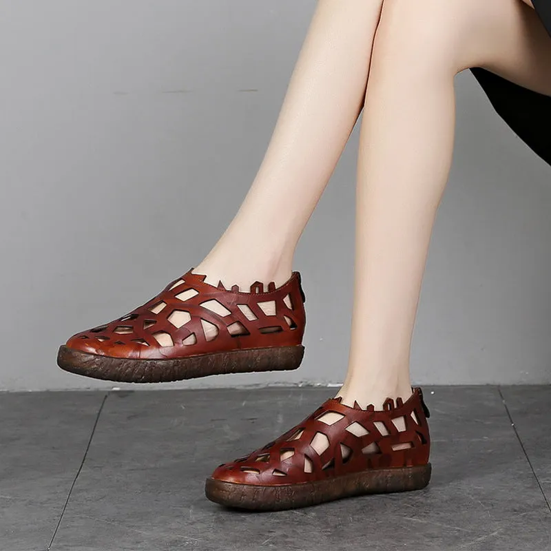 Retro Handmade Summer Comfortable Flat Shoes