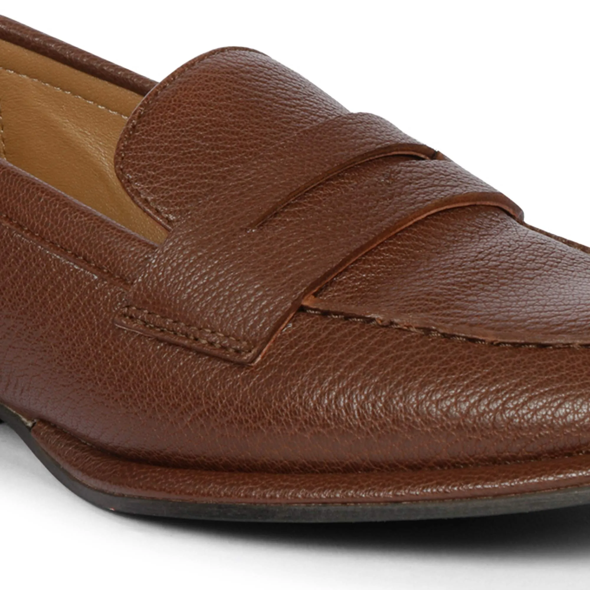 Saint Viviana Cuoio Leather Saddle Moccasins