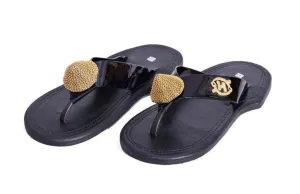 The Akan gold ornament Comfiest Slippers in modern design