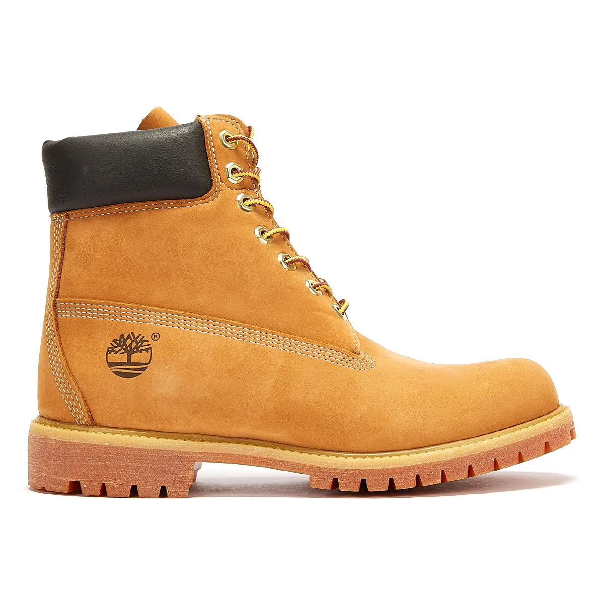 Timberland Mens Wheat Premium 6 Inch Nubuck Leather Boots