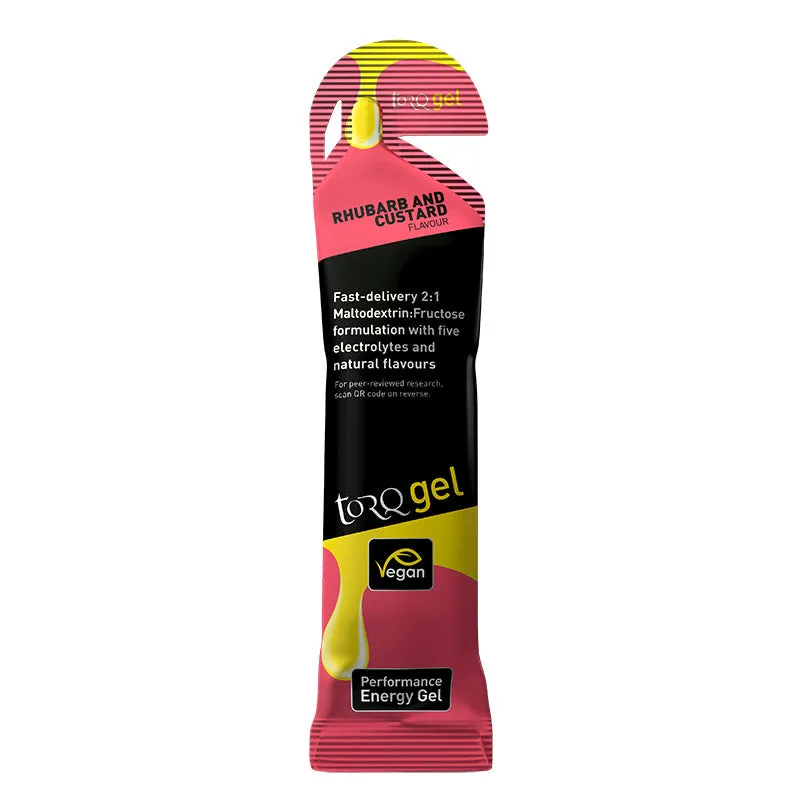 TORQ Rhubarb & Custard Energy Gel