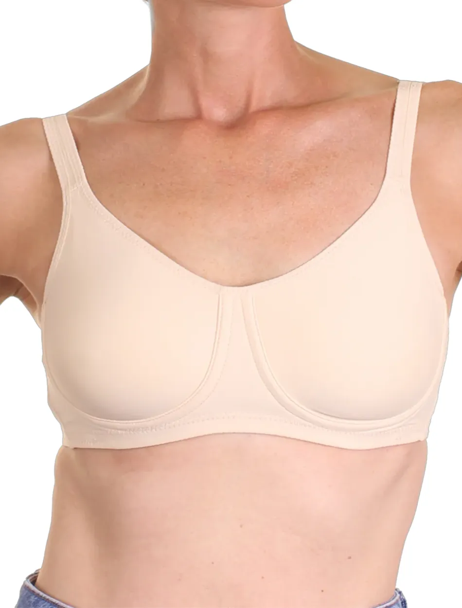 Trulife Lilly Bra, Beige | Nude Trulife Lilly Mastectomy Bras | Seamless Mastectomy Bras