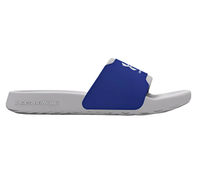 Under Armour Boys Ignite Select Slides Halo Grey/Team Royal