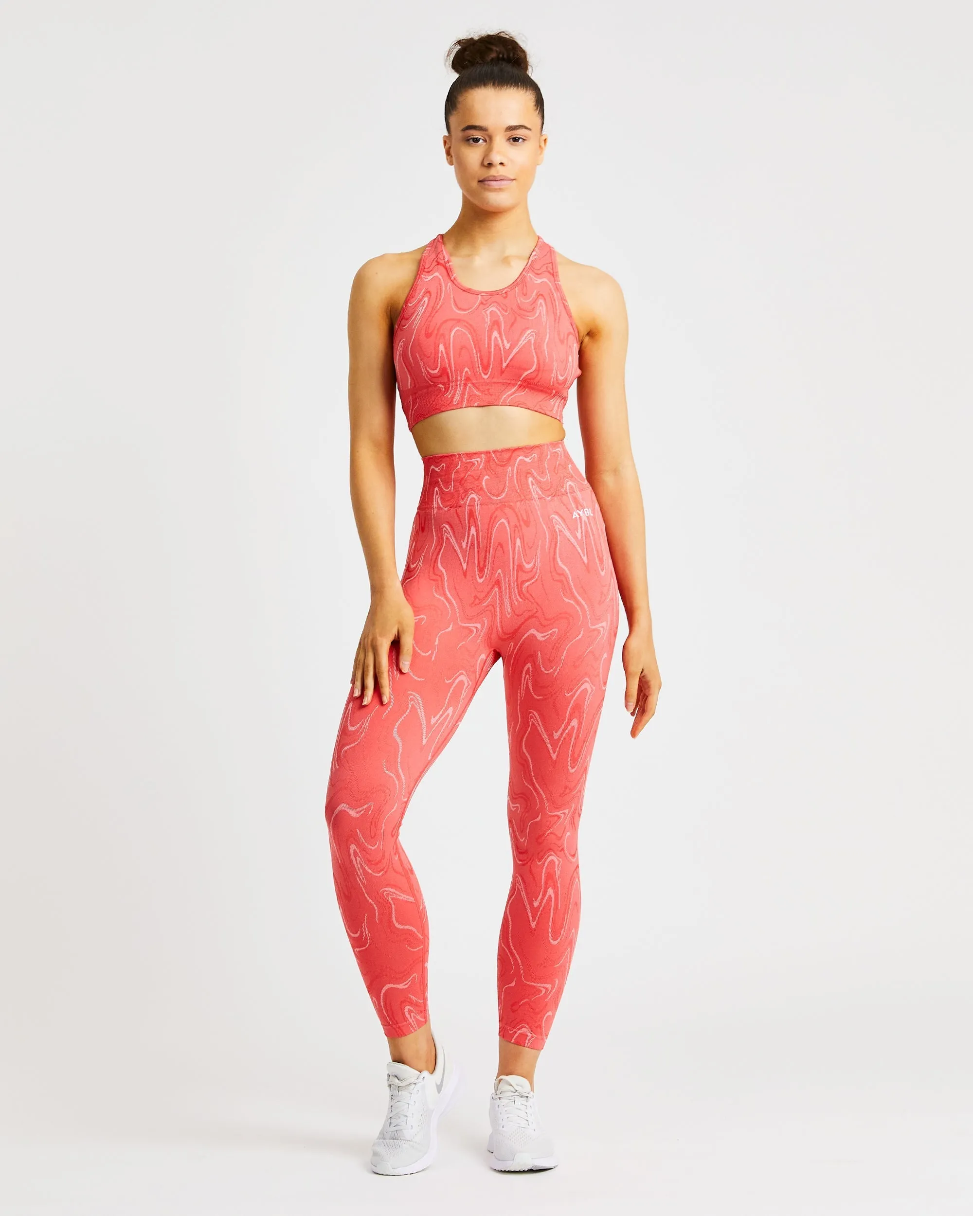 Velocity Seamless Sports Bra - Coral