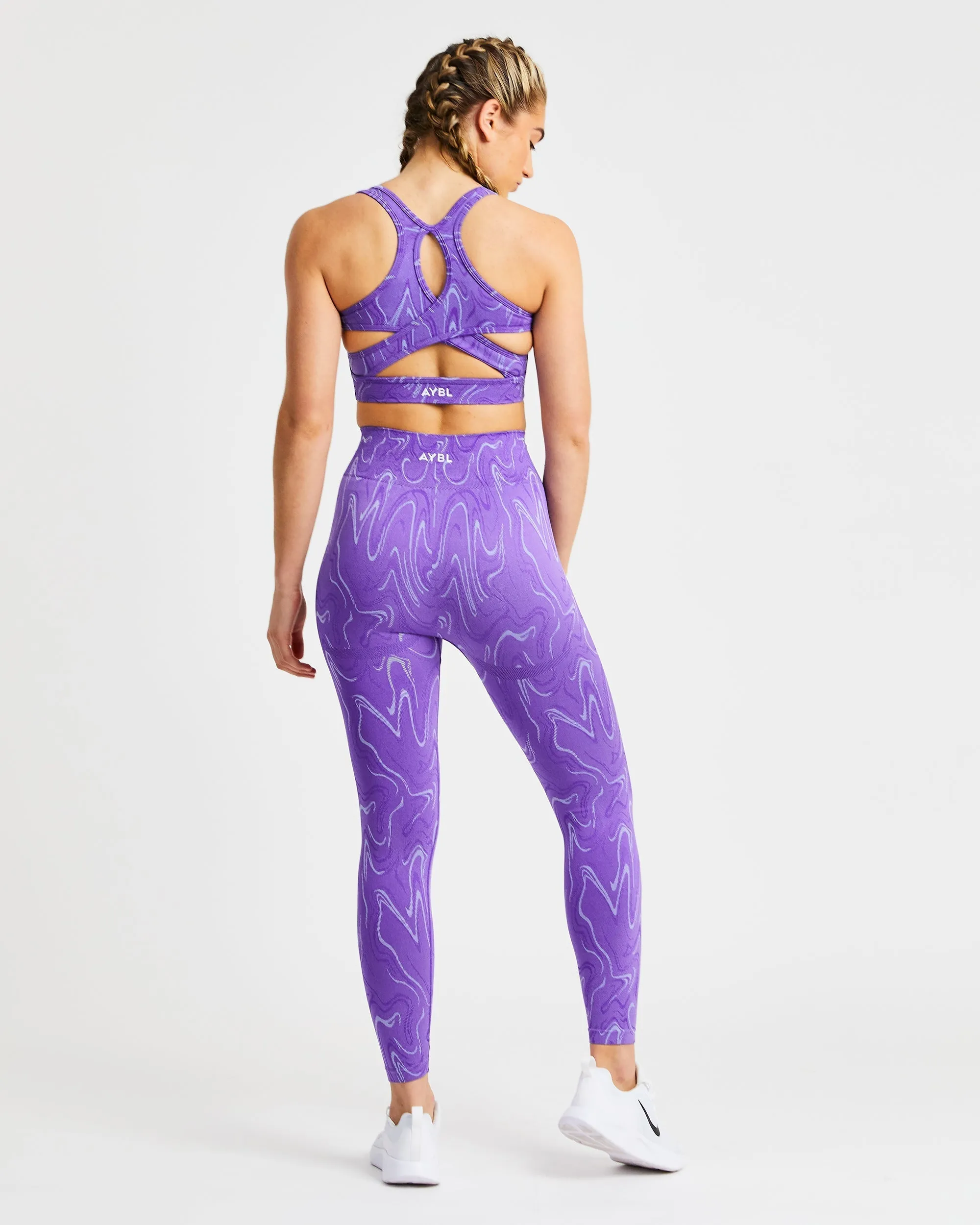 Velocity Seamless Sports Bra - Purple