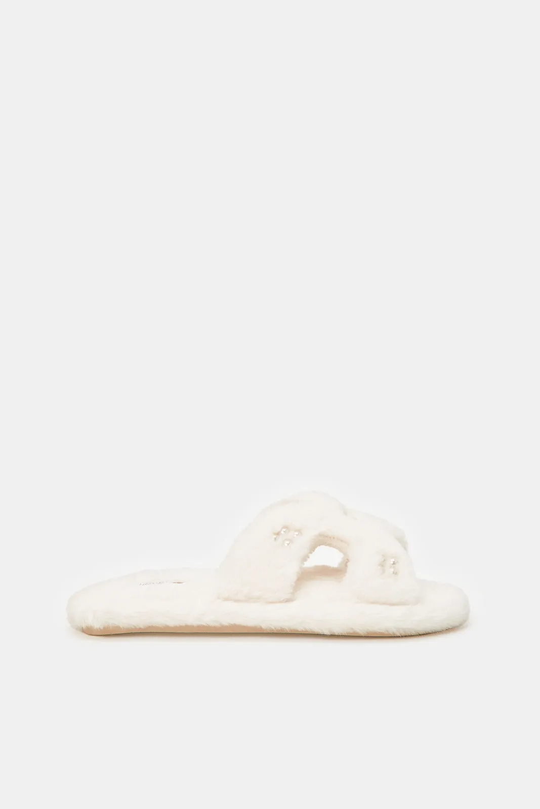 Women Ivory Pearls Slipper