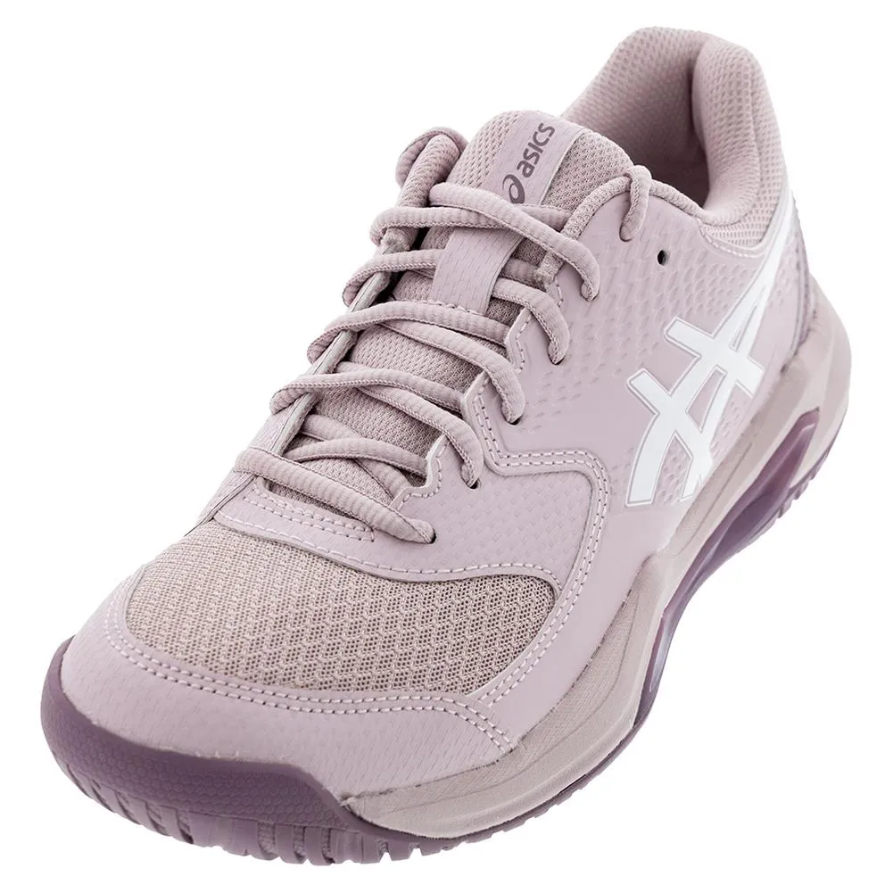 Womens Gel-Dedicate 8 Tennis Shoes Watershed Rose and White