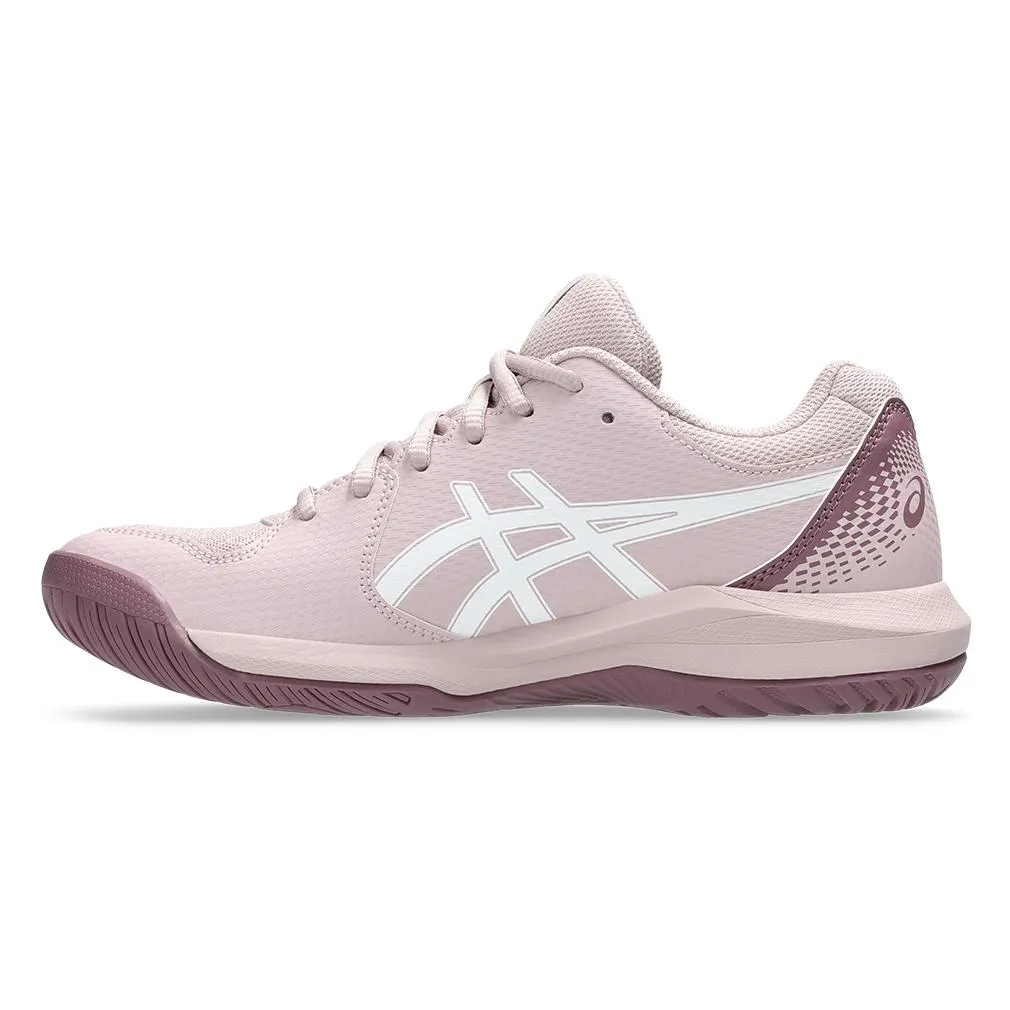 Womens Gel-Dedicate 8 Tennis Shoes Watershed Rose and White