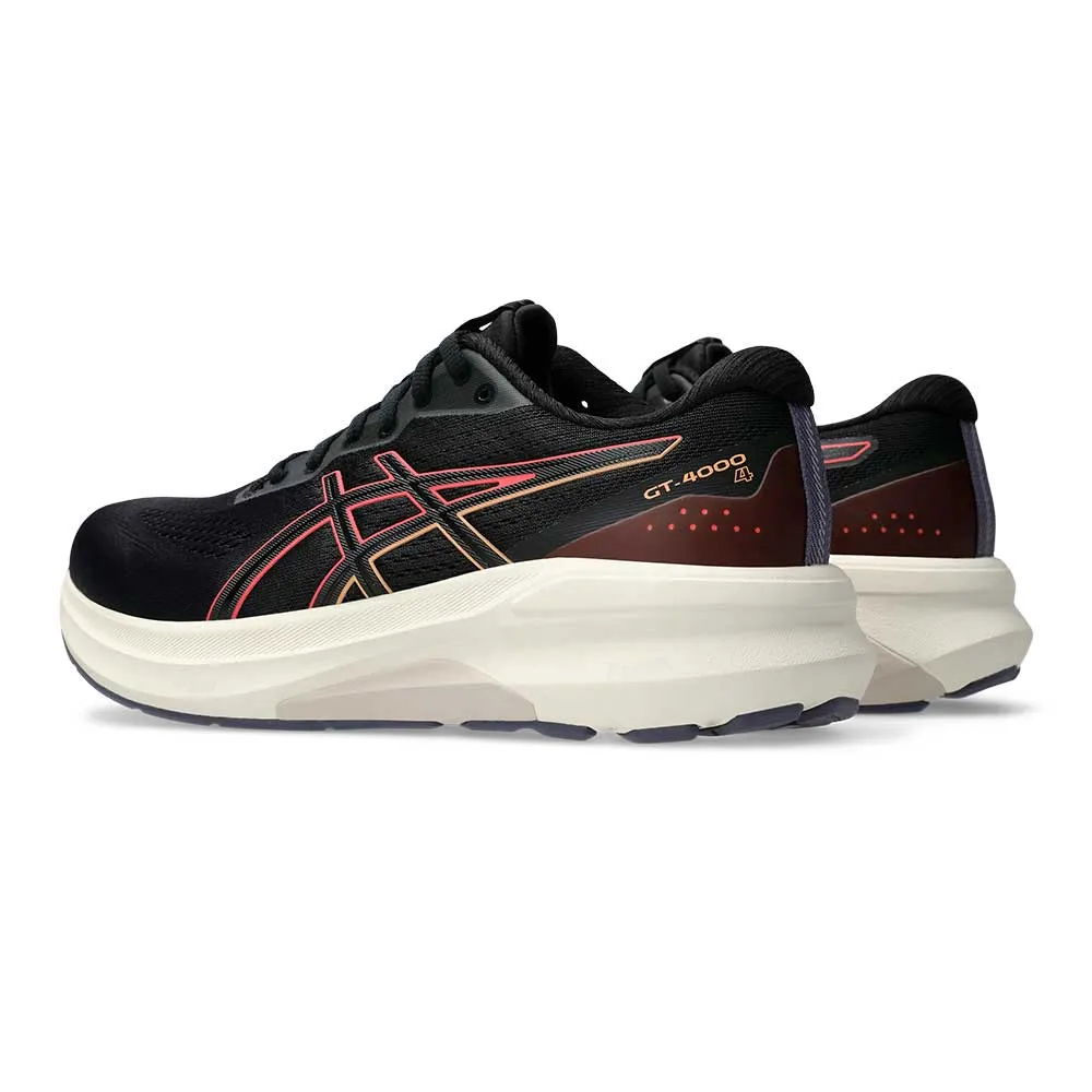 Women's GT-4000 4 Running Shoe - Black/Coral Reef - Regular (B)