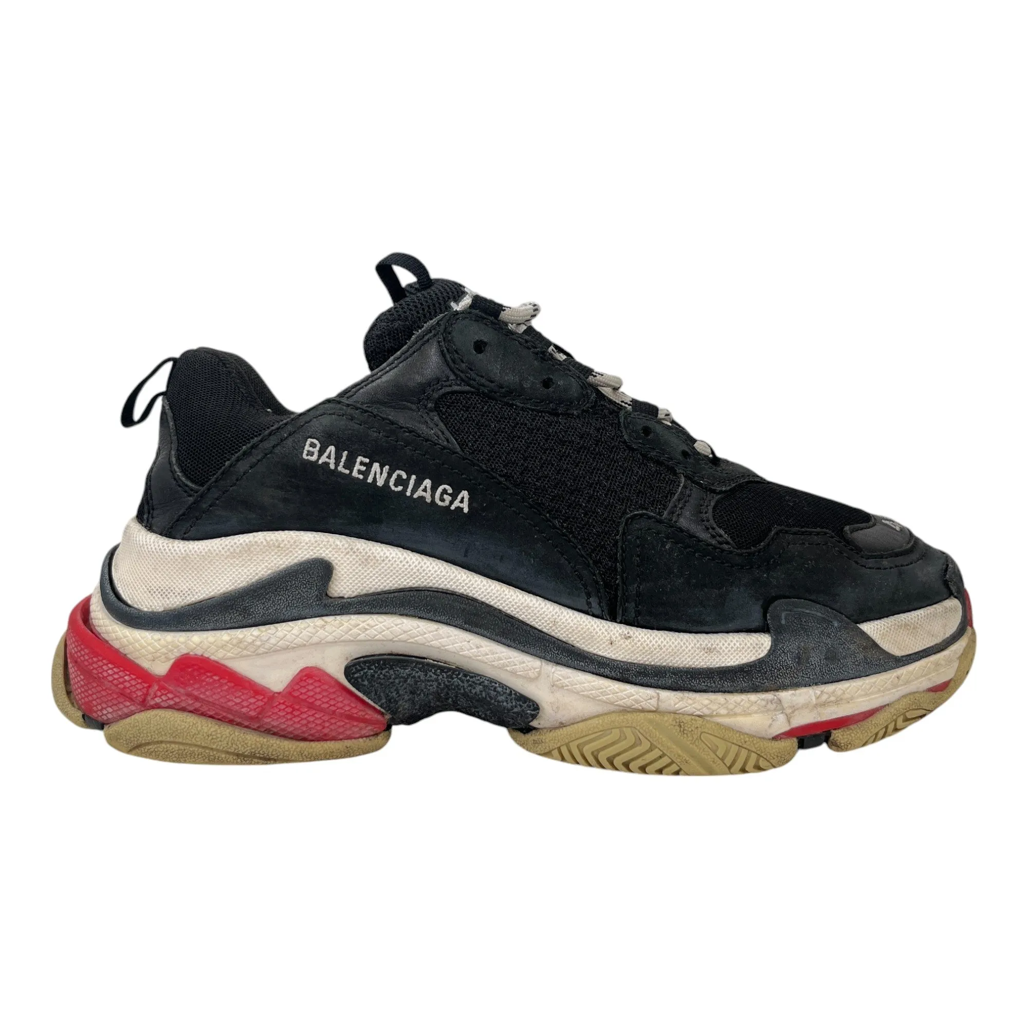 Women's Triple S Low Trainers Black Size EU 40 / UK 7