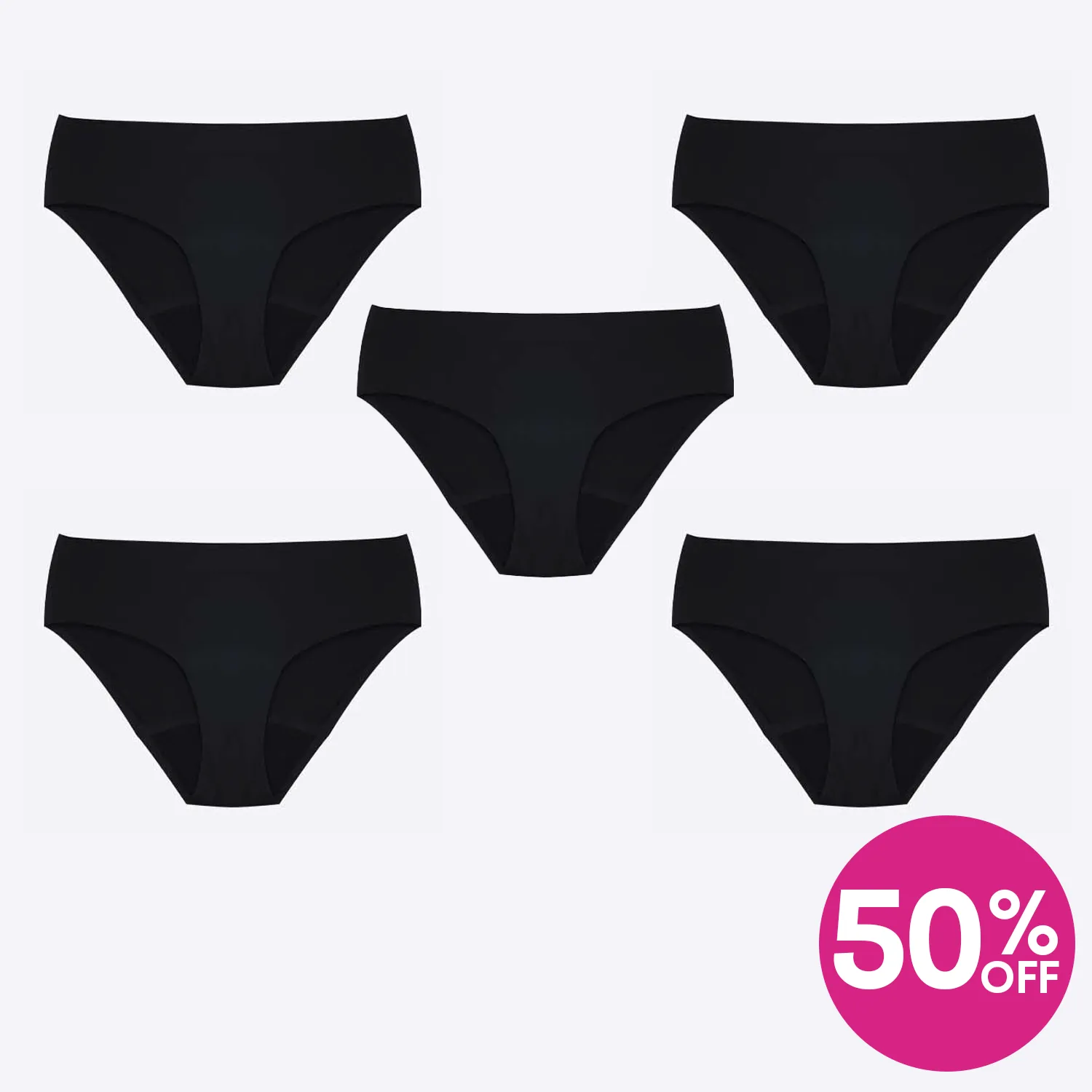 WUKA Perform™ Seamless Midi Brief - Heavy