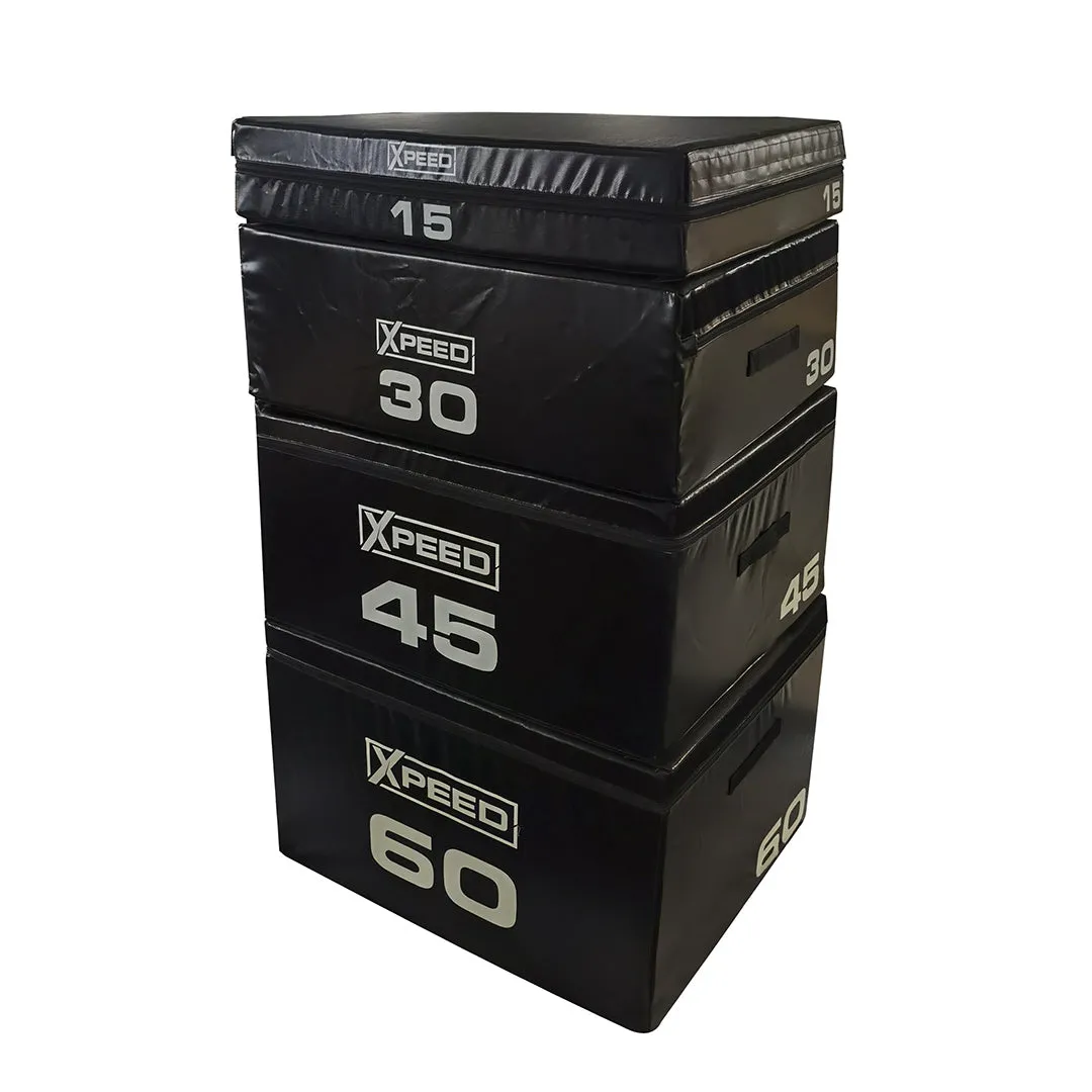 Xpeed Soft Plyo Box Set (15cm, 30cm, 45cm, 60cm)